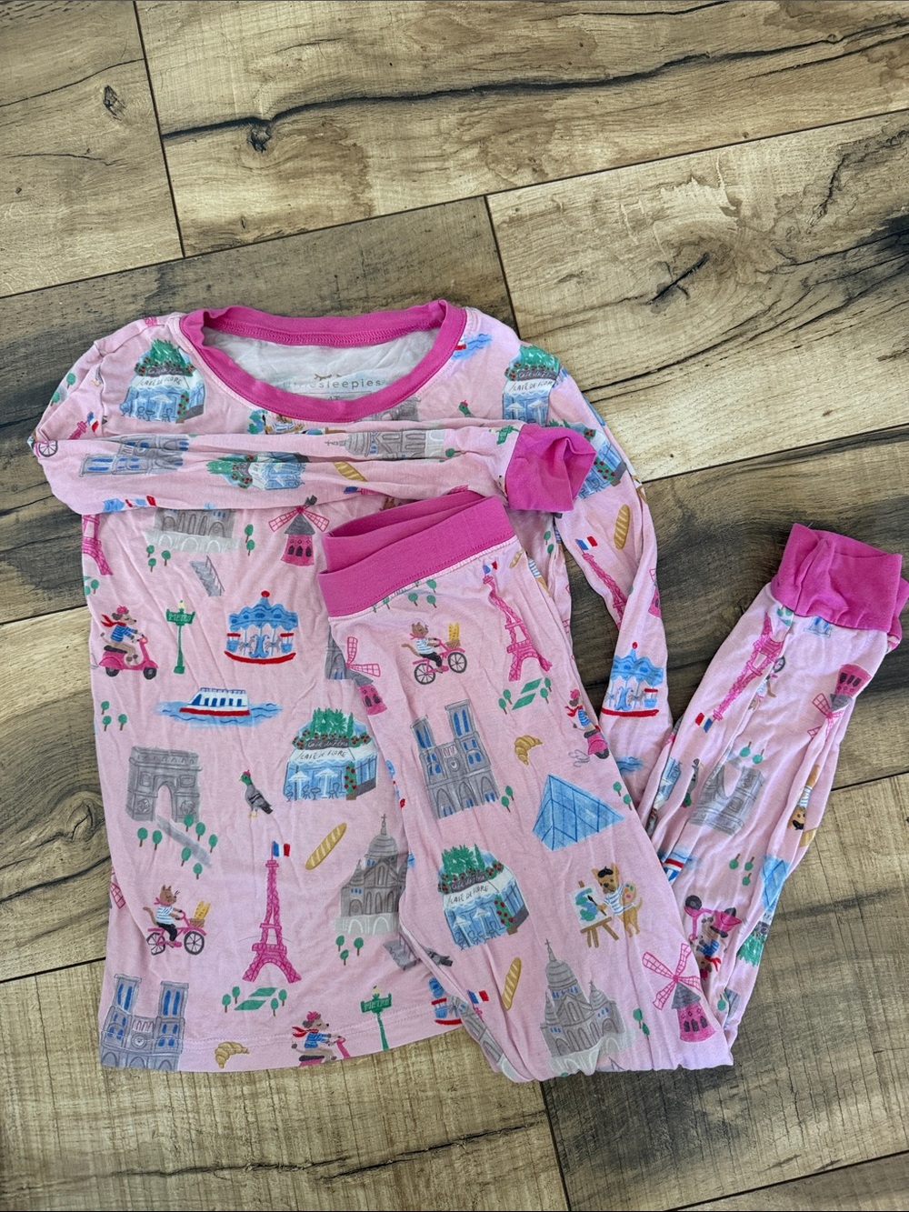 Little Sleepies Weekend in Paris Two-Piece Pajama Set